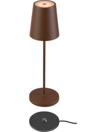 Slv Vinolina Two Genopladelig Bordlampe Rust