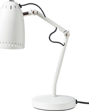 Superliving Dynamo Bordlampe Hvid