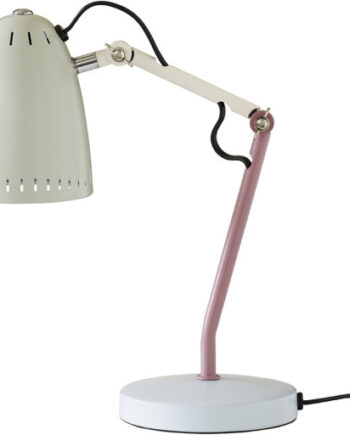 Superliving Dynamo Bordlampe Lyserød