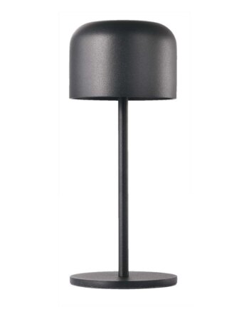 Tac Opladelig Cct Bordlampe Sort Ip54 Touch Dæmpbar Model Mini