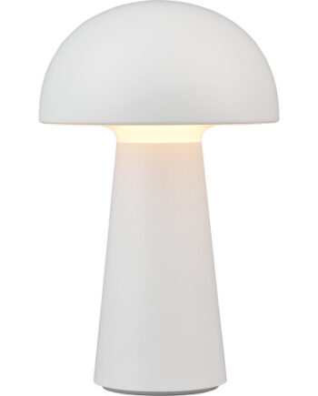 Trio Lighting Lennon Genopladelig Bordlampe Hvid