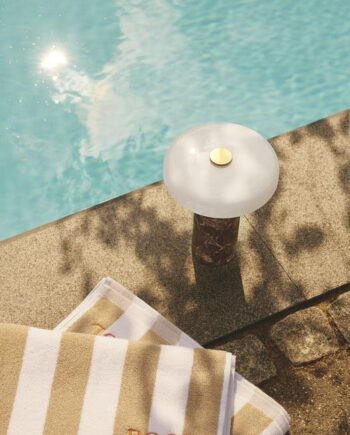 Trip Portable Batterilampe Bordlampe Dark Emperador Opal