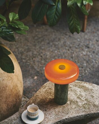 Trip Portable Batterilampe Bordlampe Moss Amber