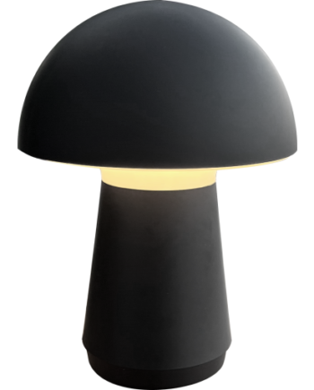Veli Line Genopladelig Bordlampe Sort