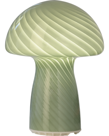 Veli Line Mushroom Genopladelig Bordlampe Grøn