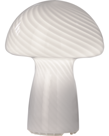 Veli Line Mushroom Genopladelig Bordlampe Hvid