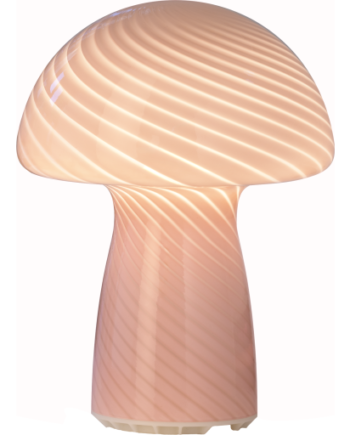 Veli Line Mushroom Genopladelig Bordlampe Lyserød