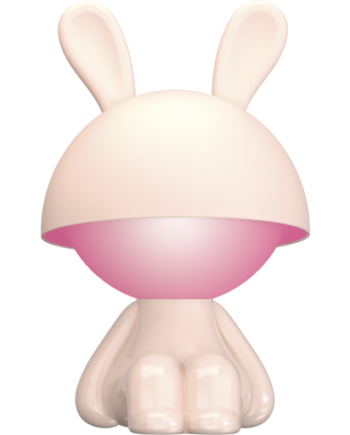 Veli Line Pink Bunny Bordlampe