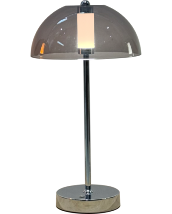 Veli Line Shade Genopladelig Bordlampe Røgfarvet