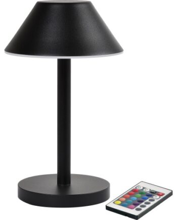 Duni Zelda Midi Genopladelig Bordlampe Sort