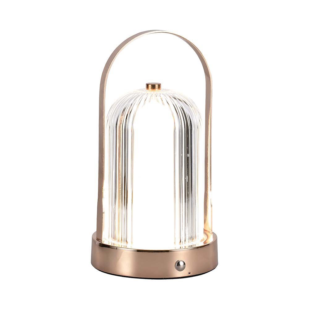 Genopladelig Led Bordlampe Antik Bronze Cct Dæmpbar 1800mah Batteri Højde 19cm Dæmpbar : Dæmper Indbygget Kulør :