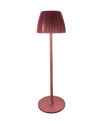 Genopladelig Led Bordlampe Brun Touch Dæmpbar Cct Usb Højde 34cm Kulør :