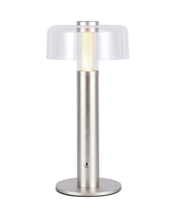 Genopladelig Led Bordlampe Champagne Guld Touch Dæmpbar Usb 3000k 1800mah Højde 30cm Dæmpbar : Dæmper Indbygget Kulør : Varm