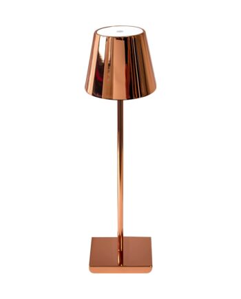 Genopladelig Led Bordlampe Guld Touch Dæmpbar 3000k 4000mah Batteri Usb Dæmpbar : Dæmper Indbygget Kulør : Varm