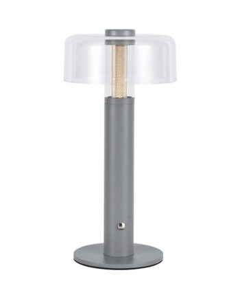 Genopladelig Led Bordlampe Touch Dæmpbar 1800mah Batteri 3000k Grå Inkl Usb Kabel Dæmpbar : Dæmper Indbygget Kulør : Varm