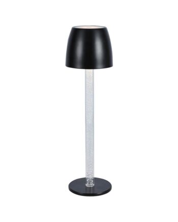 Genopladelig Led Bordlampe Touch Dæmpbar 3000k 1800mah Sort Kulør : Varm