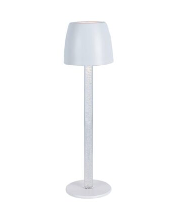Genopladelig Led Bordlampe Touch Dæmpbar 310lm 3000k Sort Transparent Højde 37cm Kulør : Varm