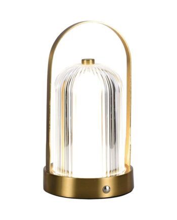 Genopladelig Led Bordlampe Touch Dæmpbar Cct French Gold 1800mah Batteri Højde 19cm Dæmpbar : Dæmper Indbygget Kulør :