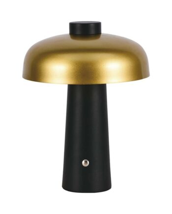 Genopladelig Led Bordlampe Touch Dæmpbar Cct Guld Sort Inkl Usb Kabel Dæmpbar : Dæmper Indbygget Kulør :
