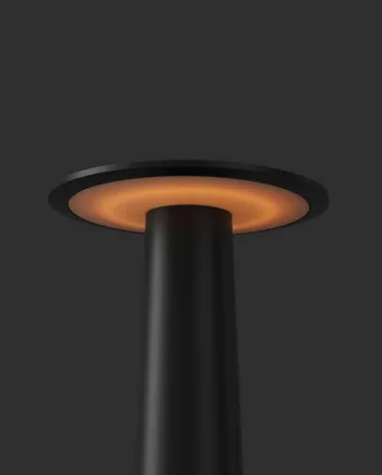 Lix Mini Batterilampe Bordlampe Jet Black