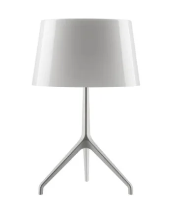 Lumiere Bordlampe Aluminium Hvid