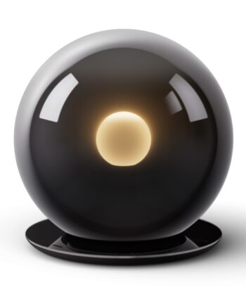 Occhio Luna Basso Bordlampe Dark Chrome