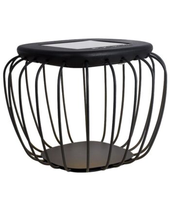 Solara Designer Have Bordlampe Solcelle Ip44 Sort Lantern Formet 3000k6000k Inkl Lyskilde Kulør : Cct Varm Til Kold Hvid