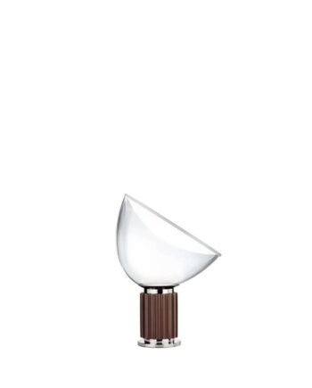Taccia Bordlampe Glasskærm Led Bronze Flos
