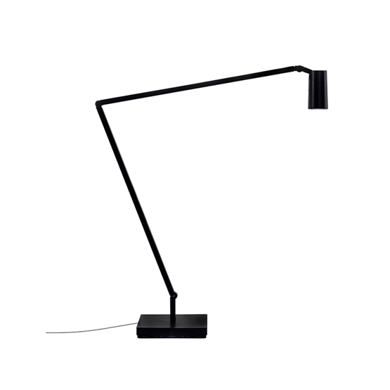 Untitled Linear Lampe Bordfod Sort