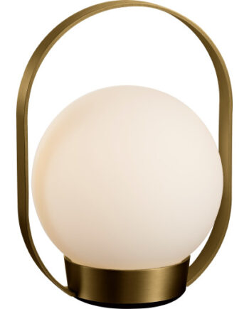 Antidark Palla Genopladelig Bordlampe Poleret Messing