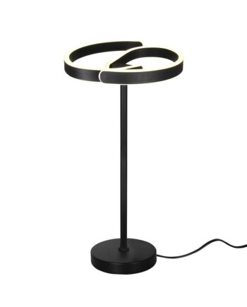 Tac 25w Led Designer Bordlampe 4000k Mat Sort Dekorativ Kulør : Neutral