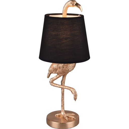 Trio Lighting Lola Bordlampe Sort Guld