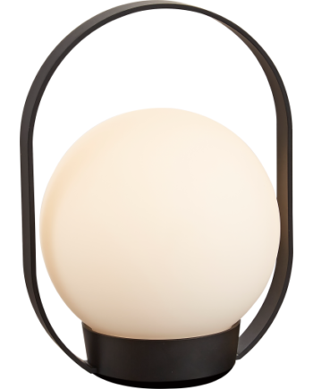 Antidark Palla Genopladelig Bordlampe Sort