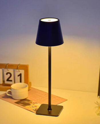 Bordlampe Led Touch   Genopladelig Funktion Sort