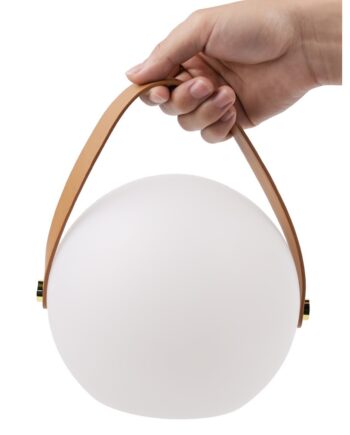 Opladelig Rgb Led Bordlampe Hvid Inkl Fjernbetjening Ip54 Udendørs Dæmpbar : Via Fjernbetjening Kulør : Rgb