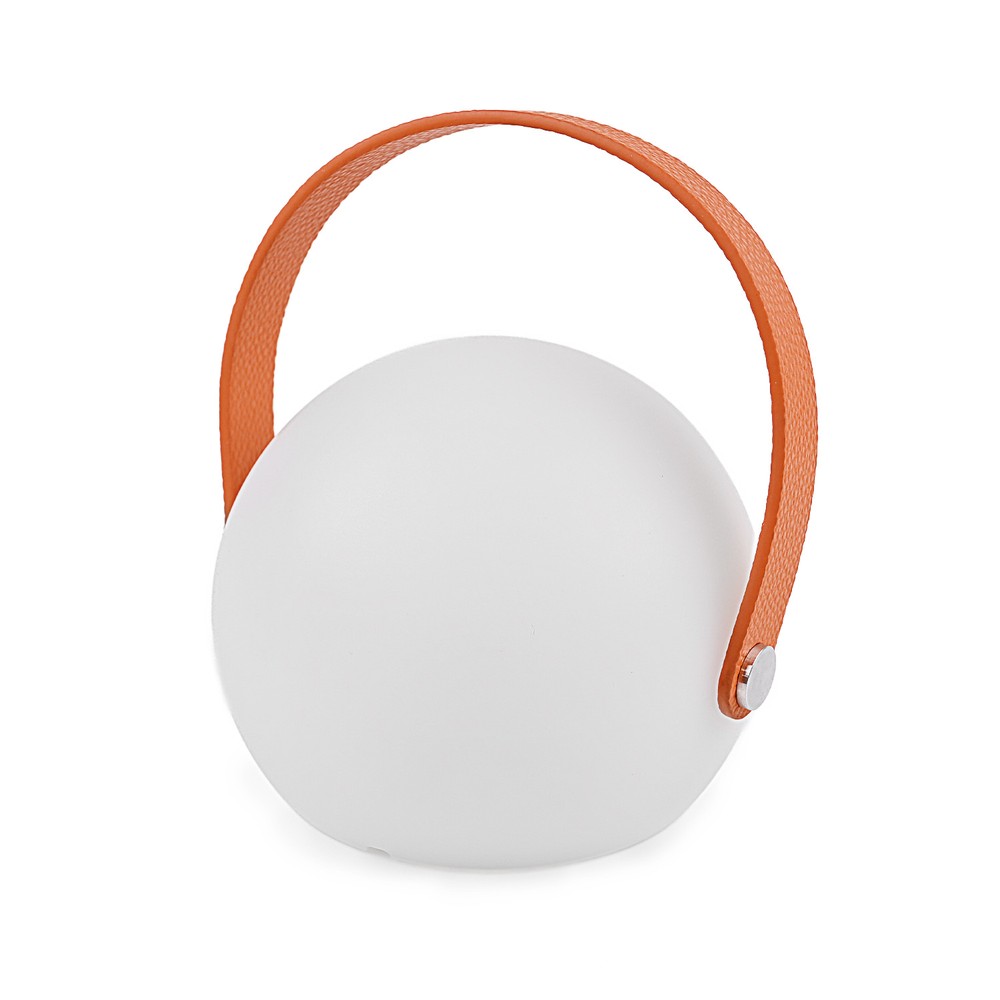 Opladelig Rgb Led Bordlampe ø13cm Hvid Inkl Fjernbetjening Ip54 Udendørs Dæmpbar : Via Fjernbetjening Kulør : Rgb