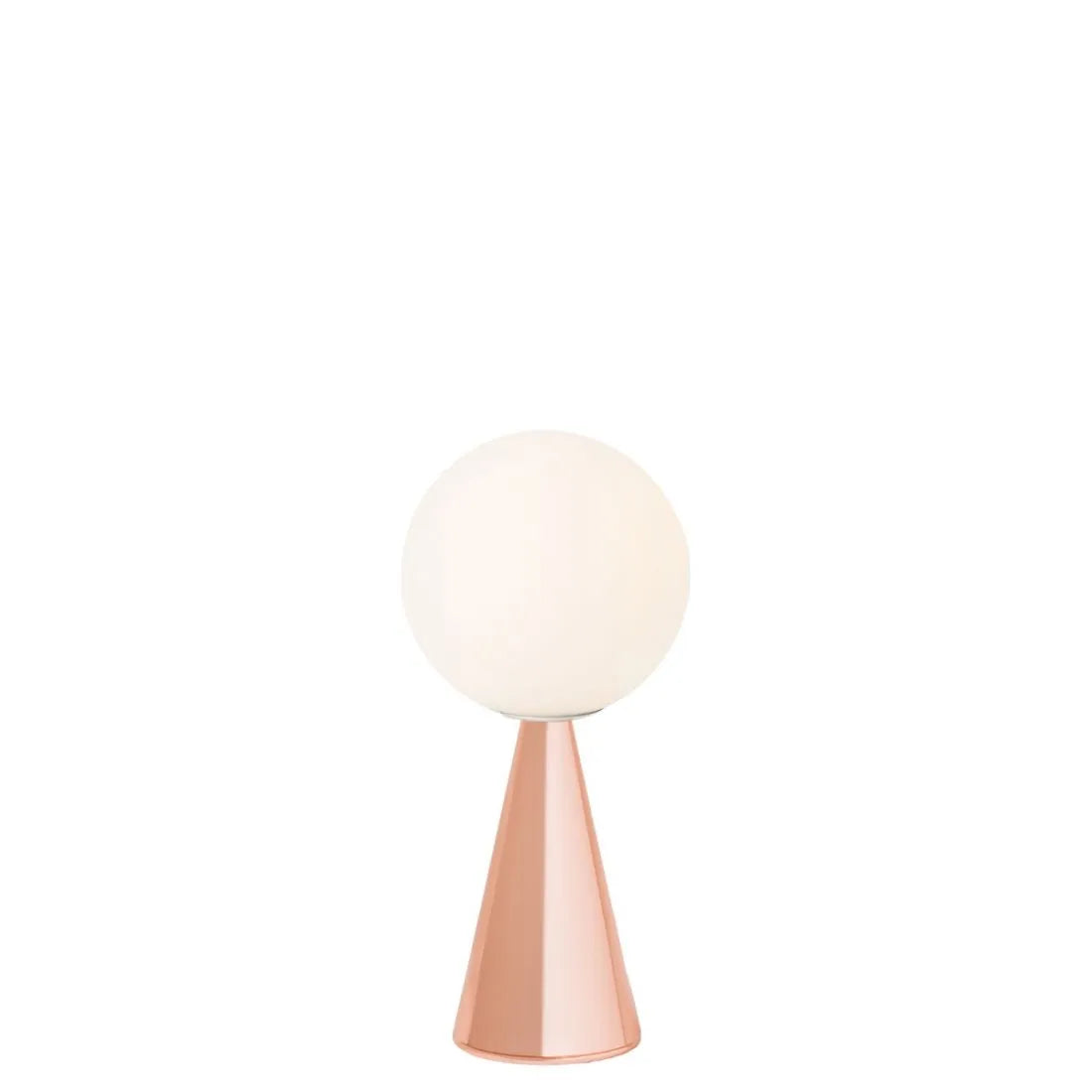 Bilia Bordlampe Fontana Arte Højde Blank Kobber