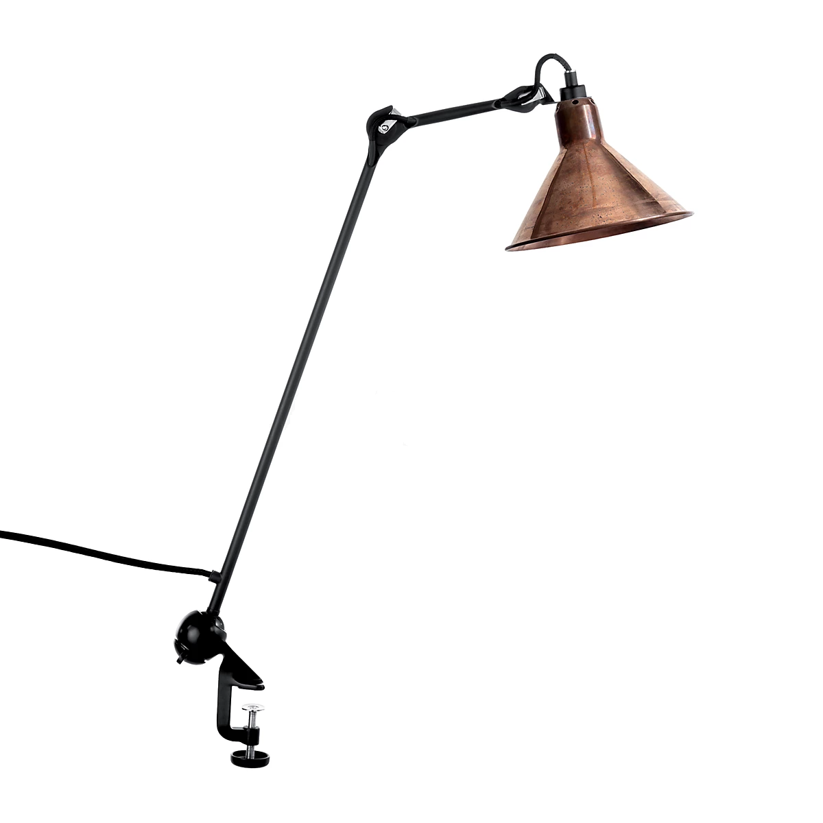 Lampe Gras 201 Arkitektlampe Sort Kobber