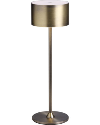 Nielsen Light Bistro Genopladelig Bordlampe Antik Messing