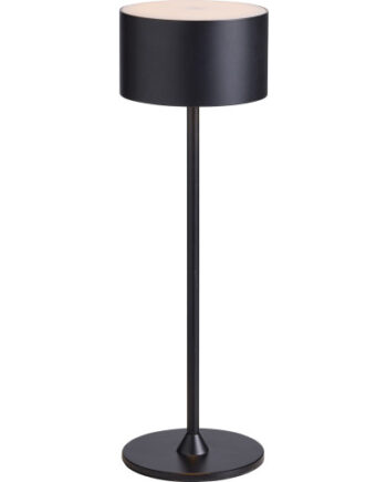 Nielsen Light Bistro Genopladelig Bordlampe Sort