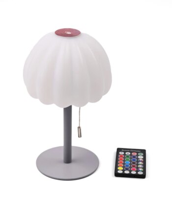 Opladelig Rgb Led Bordlampe Hvid Inkl Fjernbetjening Ip20 Indendørs Dæmpbar : Via Fjernbetjening Kulør : Rgb