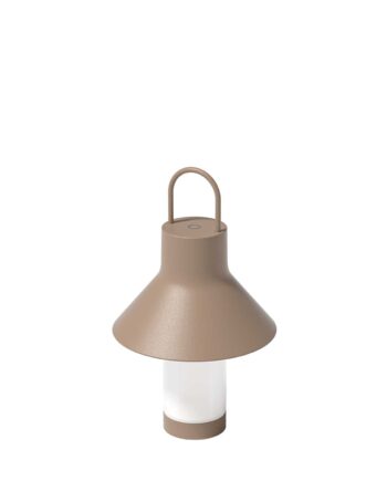 Shadow Transportabel Bordlampe Fra Loom Design Shadow Gråbeige