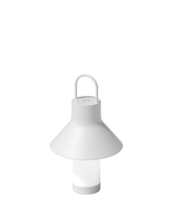 Shadow Transportabel Bordlampe Fra Loom Design Shadow Hvid