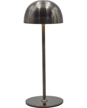 Sirius Mini Tim Genopladelig Bordlampe Sort Nikkel