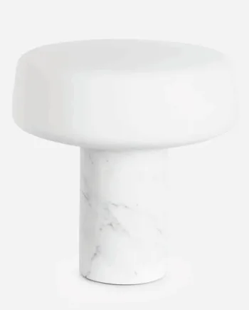 Solid Bordlampe Terrence Woodgate 300x300 Hvid Marmor