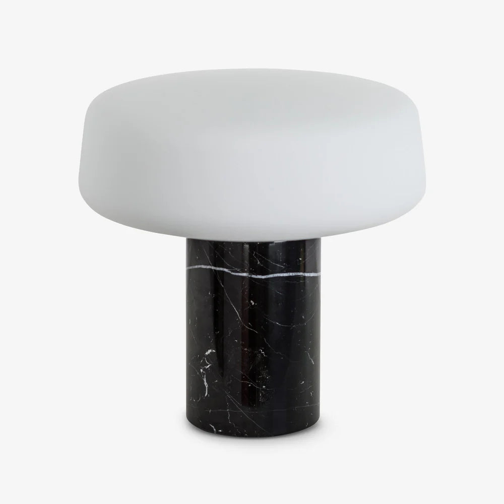 Solid Bordlampe Terrence Woodgate 300x300 Sort Marmor