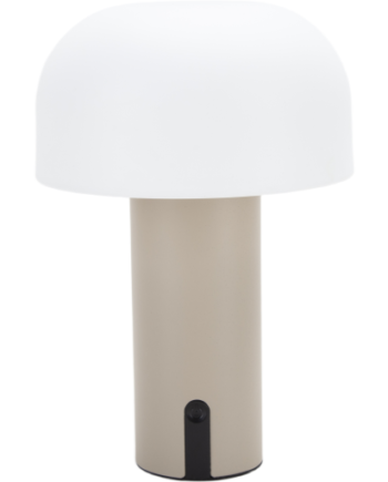 Veli Line Shape Genopladelig Bordlampe Beige