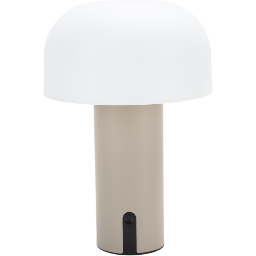 Veli Line Shape Genopladelig Bordlampe Beige