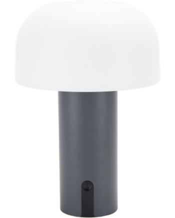 Veli Line Shape Genopladelig Bordlampe Grå
