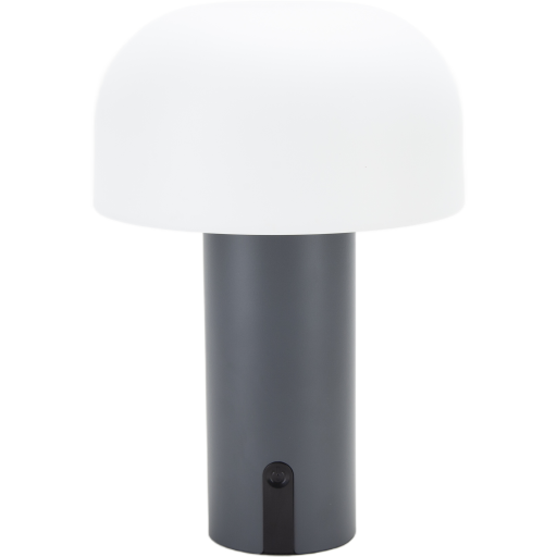 Veli Line Shape Genopladelig Bordlampe Grå